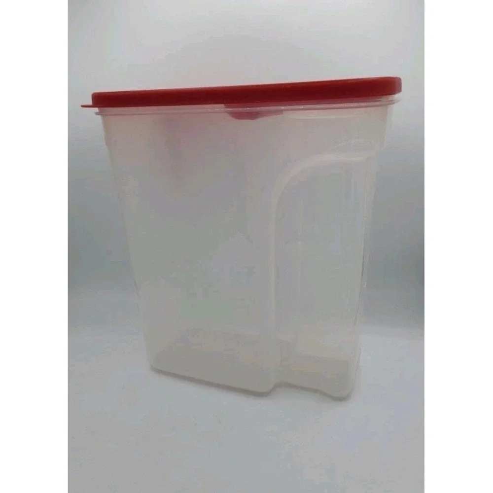 Rubbermaid Food Storage 22.8‎ Cups Cereal Container with Red Flip Top Lid #14